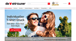 Desktop Screenshot of die-shirttuner.de